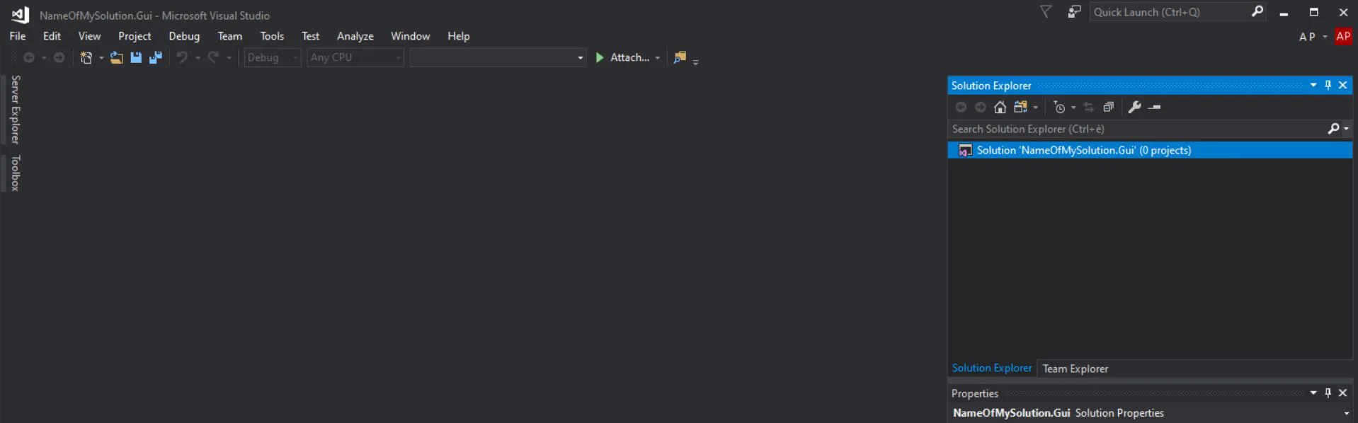 Gui-blank-solution